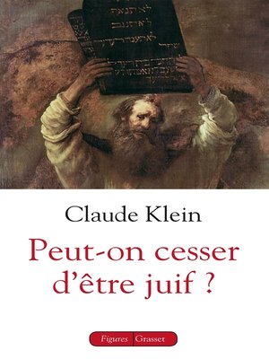 cover image of Peut-on cesser d'être juif ?